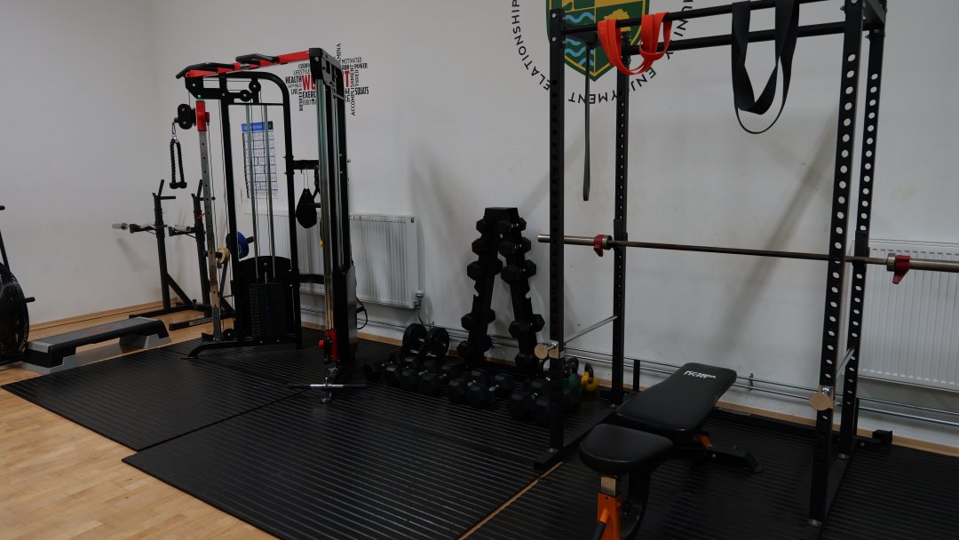 Gymnasium at Bitterne Park School in Southampton
