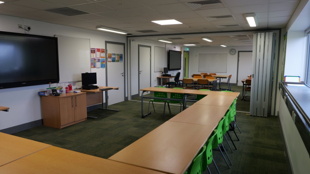 Classroom at Bitterne Park School in Southampton