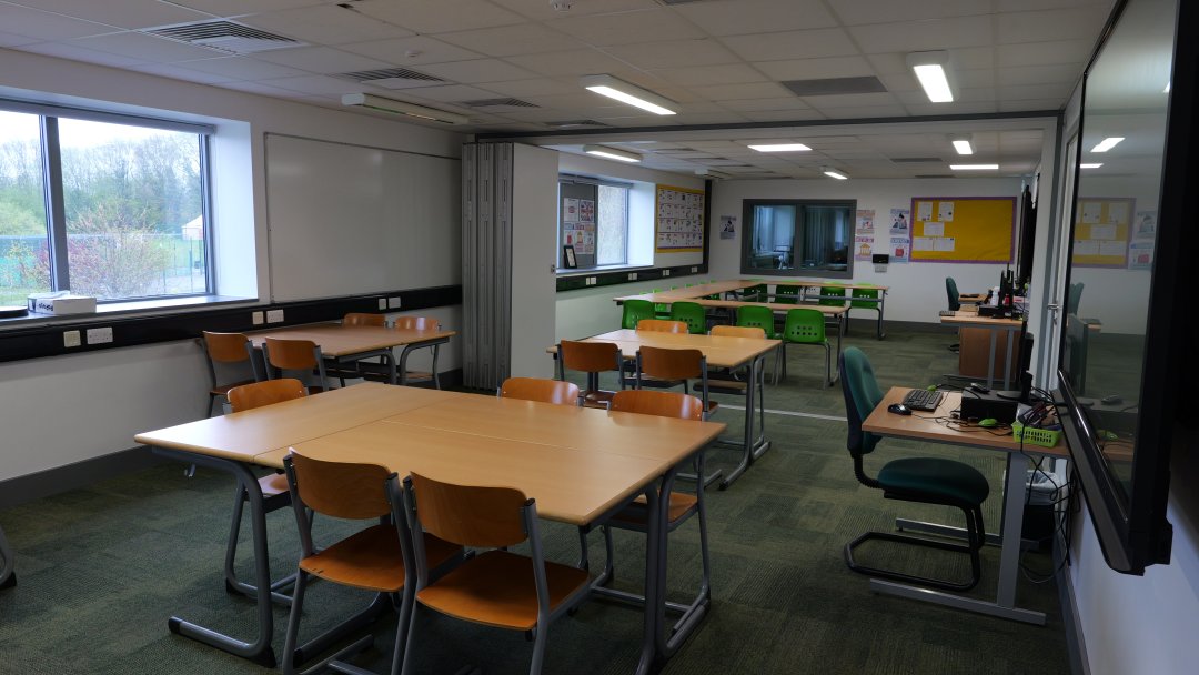 Classroom at Bitterne Park School in Southampton