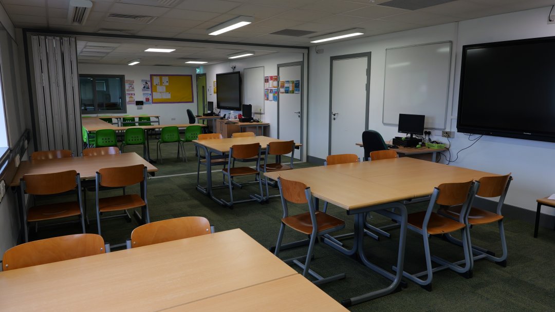 Classroom at Bitterne Park School in Southampton
