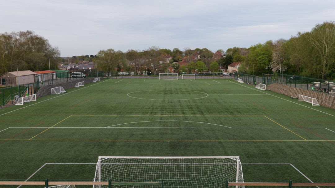 3G Football Pitch at Bitterne Park School in Southampton