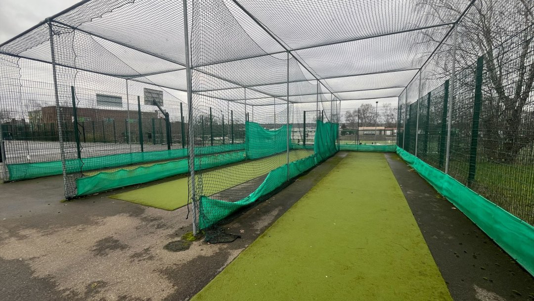 Cricket Cage at Bitterne Park School in Southampton