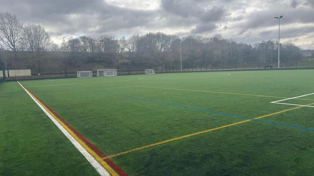 3G Football Pitch at Shenley Academy in Birmingham