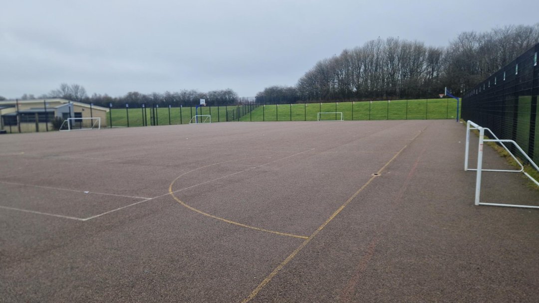 Multi-Use Games Area (MUGA) at Birley Academy in Sheffield