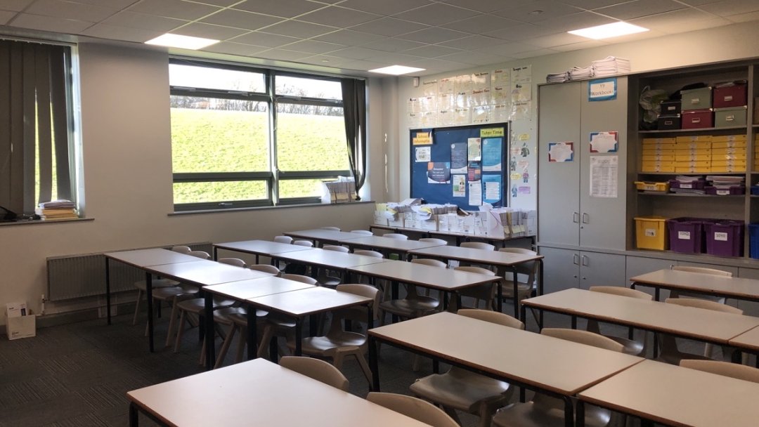 Classroom at Birley Academy in Sheffield
