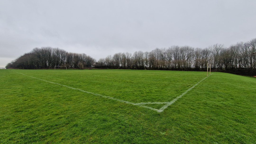 Grass Football Pitch 3 at Birley Academy in Sheffield