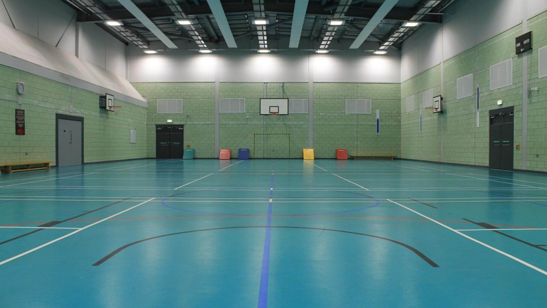 Sports Hall at Shenley Academy in Birmingham