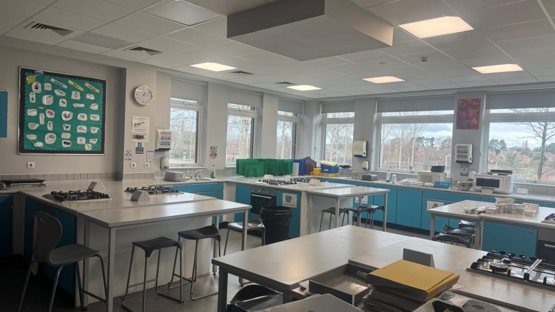 Classroom at Shenley Academy in Birmingham
