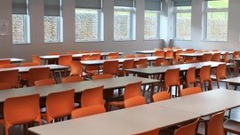Canteen at Shenley Academy in Birmingham