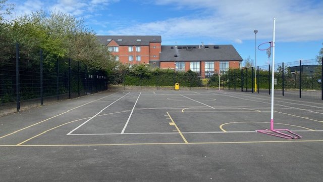 Multi-Use Games Area (MUGA) at Star King Solomon Academy in Birmingham