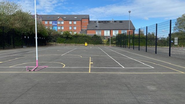 Multi-Use Games Area (MUGA) at Star King Solomon Academy in Birmingham