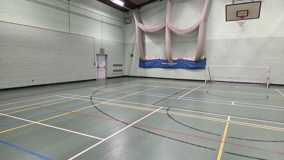 Sports Hall at Stockton Sixth Form College in Stockton-on-Tees