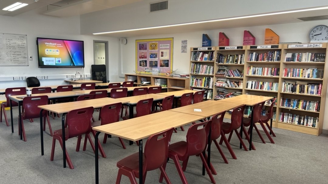 Library at Harris Academy Greenwich in London