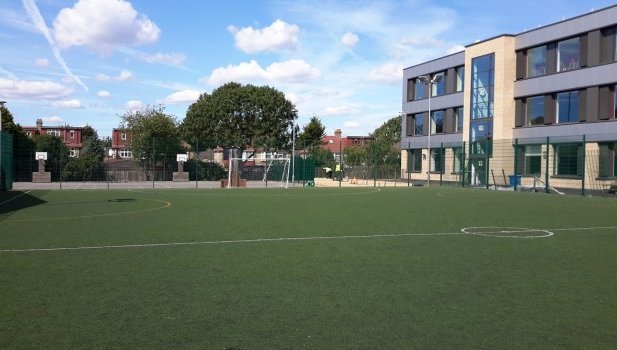 2G Football Pitch at Harris Academy Greenwich in London