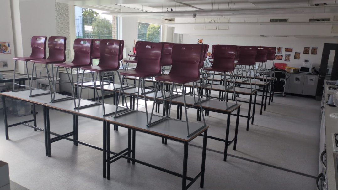 Food Tech Classroom at Harris Academy Greenwich in London