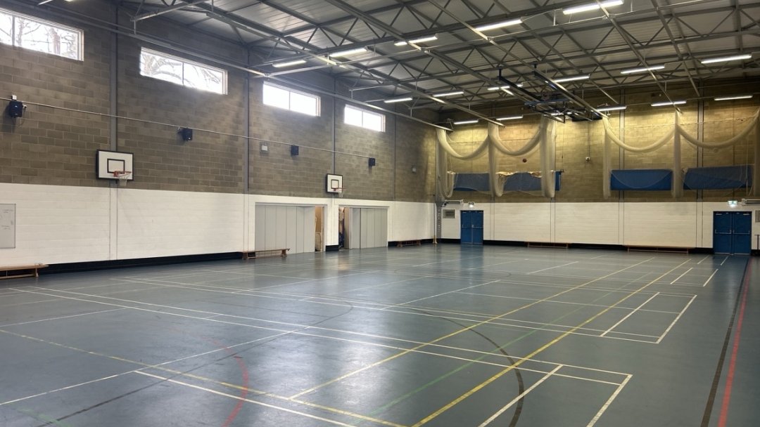 Sports Hall at Harris Academy Purley in South Croydon