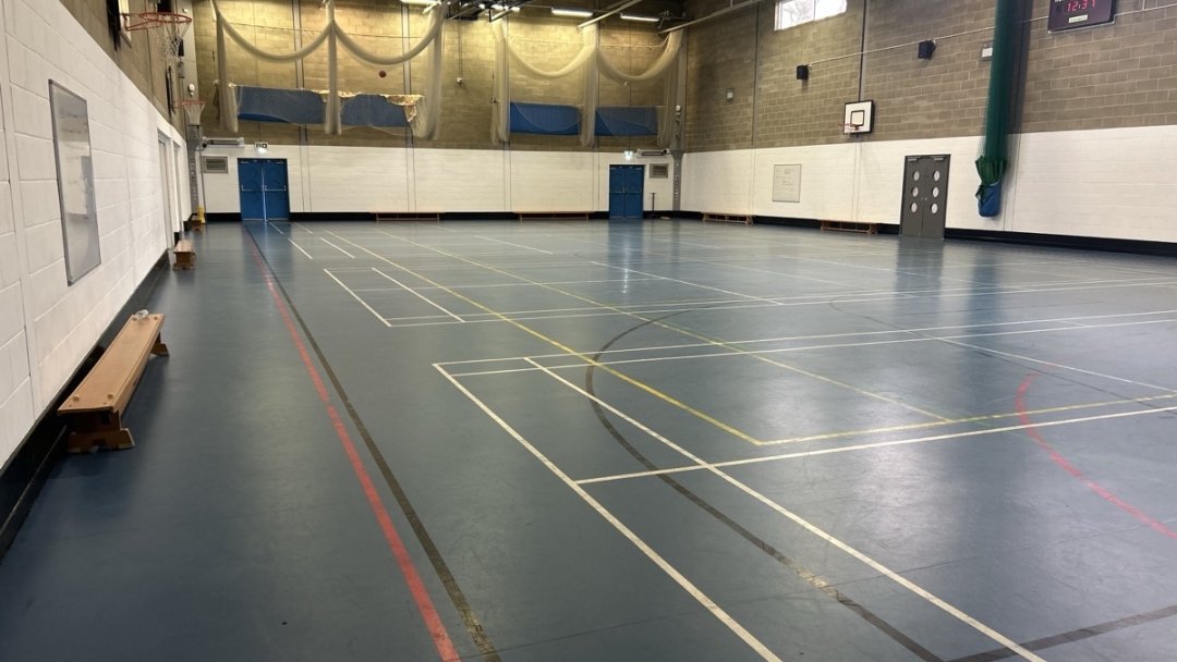 Sports Hall at Harris Academy Purley in South Croydon
