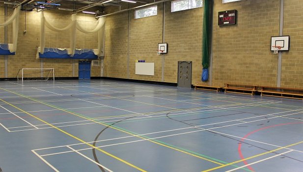 Sports Hall at Harris Academy Purley in South Croydon