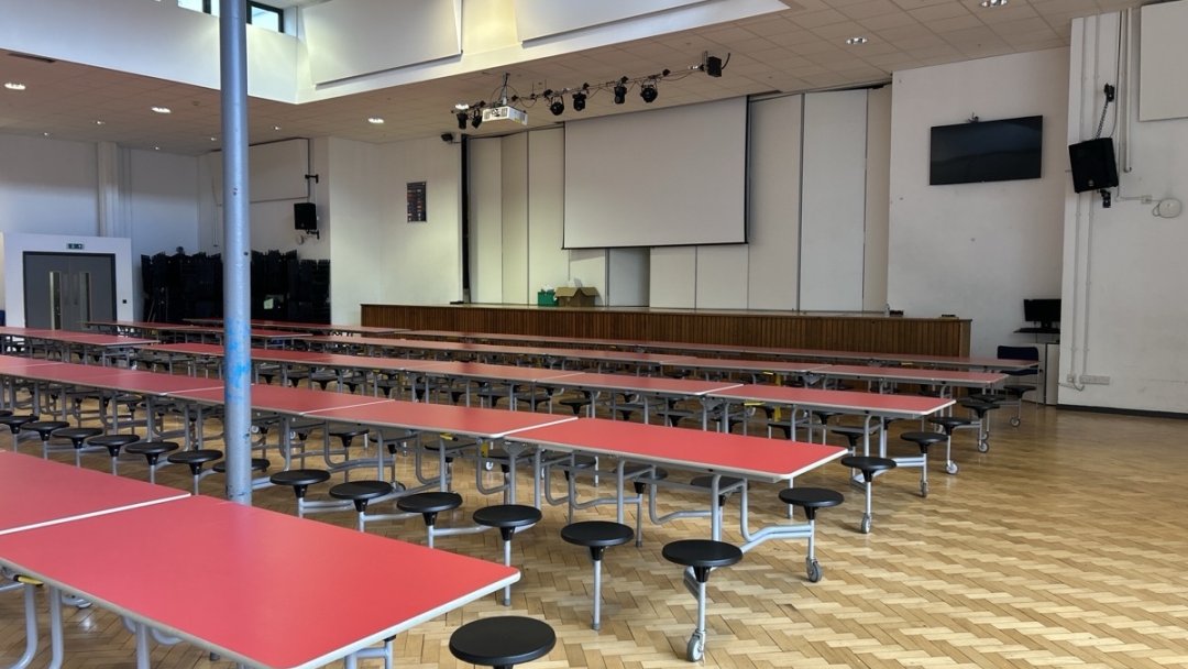 (DO NOT PUBLISH - DUPLICATE) Large Hall at Harris Academy Purley in South Croydon
