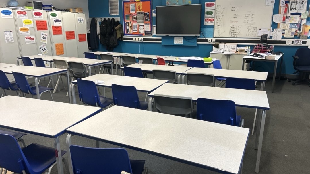 Classroom at Harris Academy Purley in South Croydon