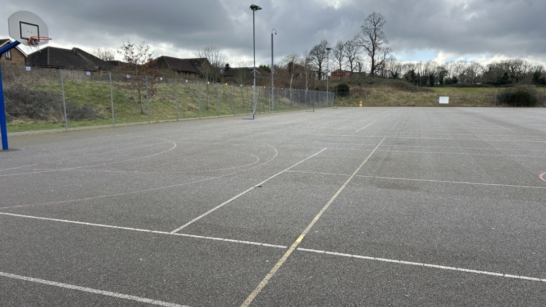 Multi-Use Games Area (MUGA) at Harris Academy Purley in South Croydon