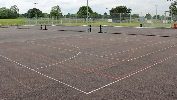 Multi-Use Games Area (MUGA) at Harris Academy Purley in South Croydon