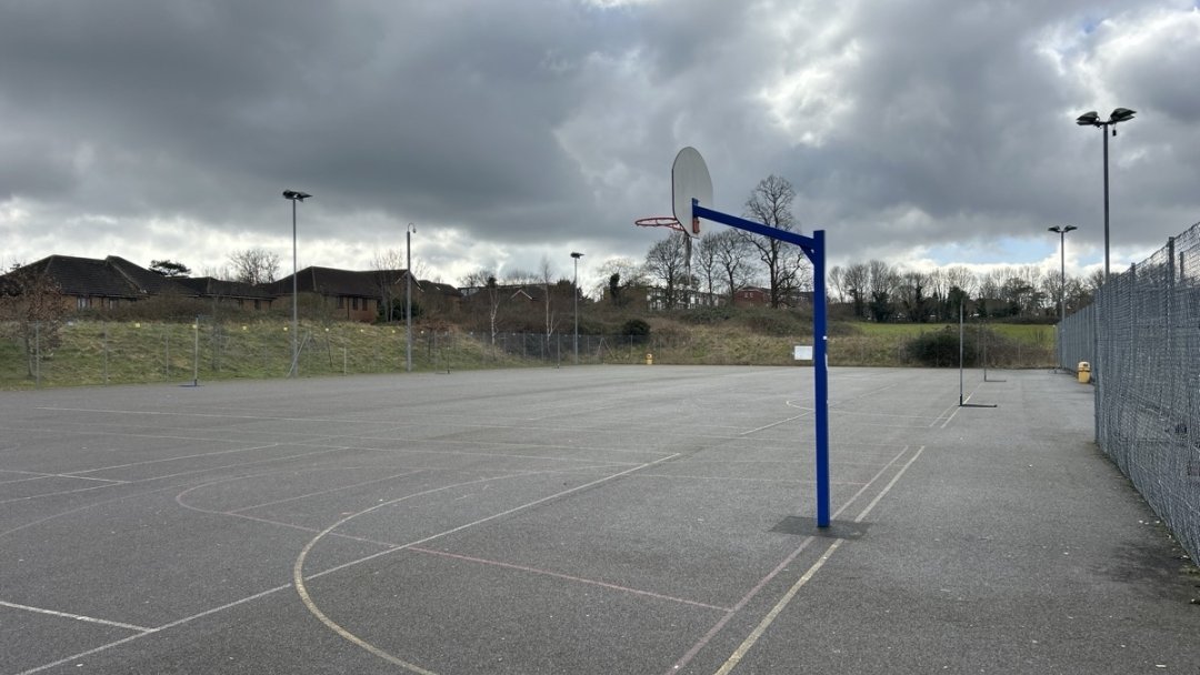 Multi-Use Games Area (MUGA) at Harris Academy Purley in South Croydon