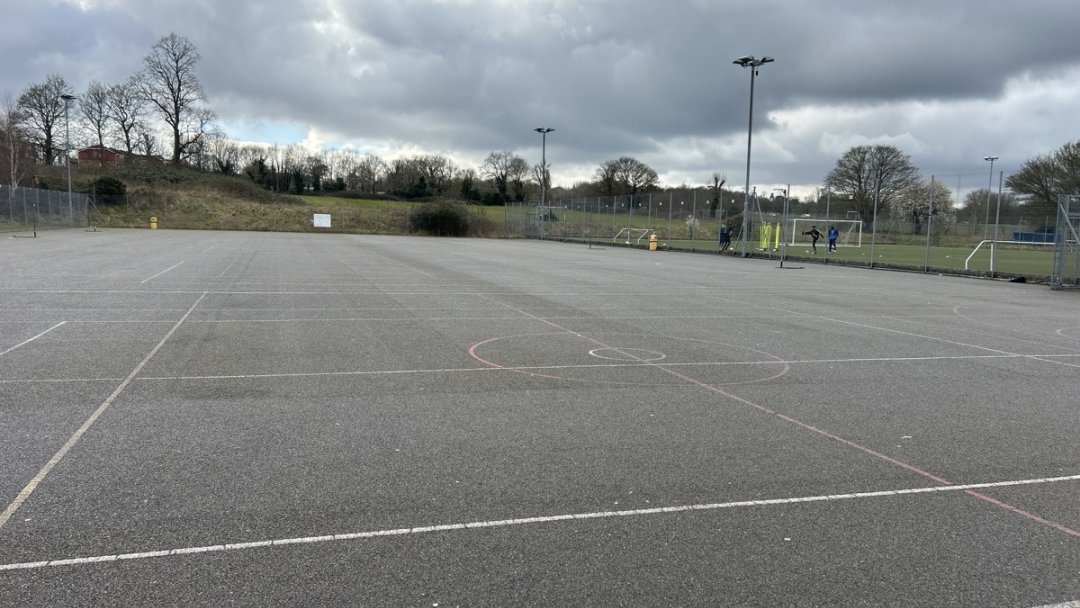 Multi-Use Games Area (MUGA) at Harris Academy Purley in South Croydon
