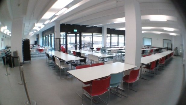 Canteen at Harris Academy Purley in South Croydon