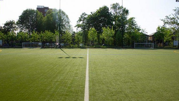 3G Football Pitch at Harris Academy St John's Wood in London