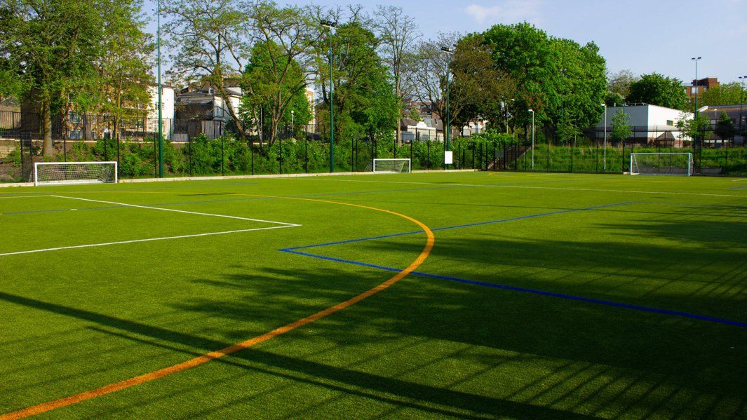 3G Football Pitch at Harris Academy St John's Wood in London