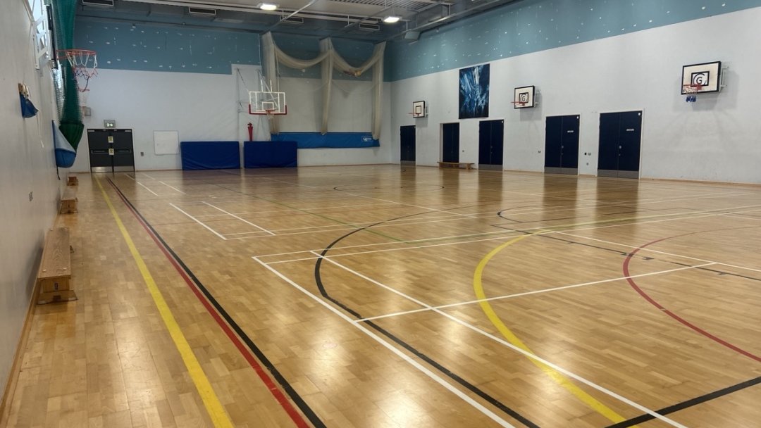 Sports Hall at Harris Academy St John's Wood in London
