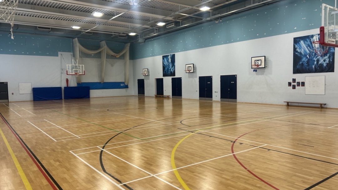 Sports Hall at Harris Academy St John's Wood in London