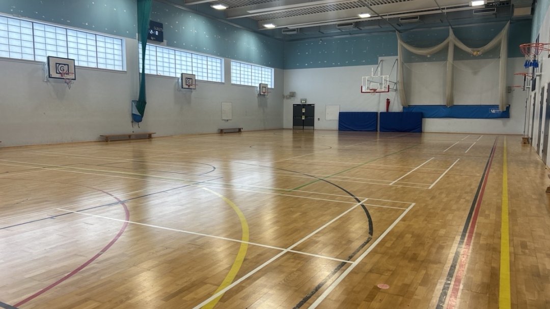 Sports Hall at Harris Academy St John's Wood in London