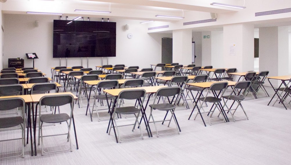 Main Hall at Harris Westminster Sixth Form in London