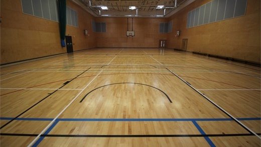 Sports Hall at Kings Langley Secondary School in Hertfordshire