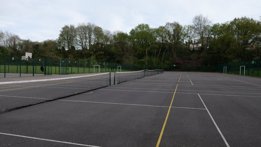 Multi-Use Games Area (MUGA) at Bitterne Park School in Southampton