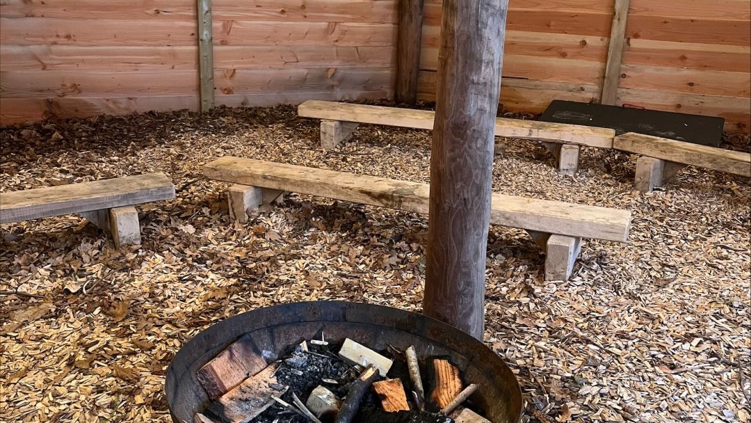Yurt at Bitterne Park School in Southampton