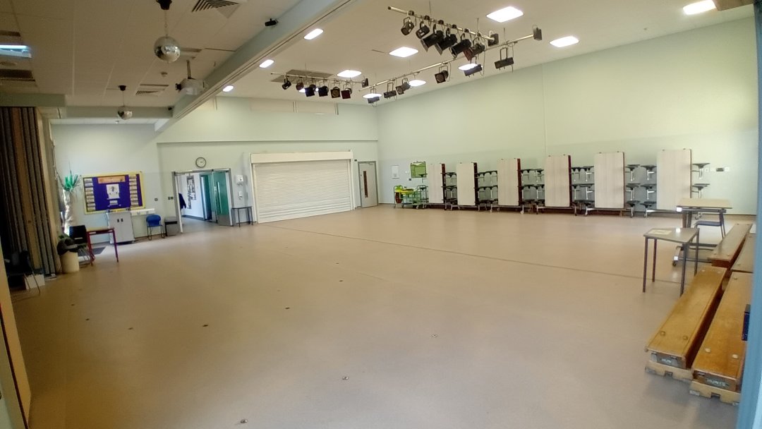 Main Hall at Redbridge High School in Liverpool