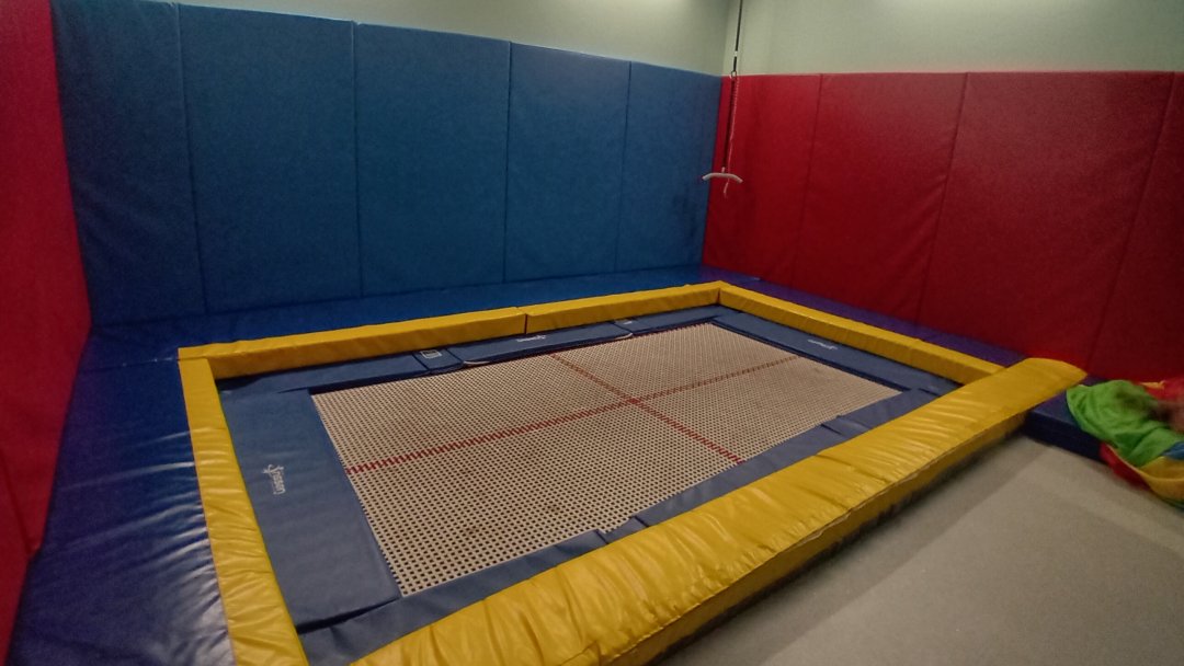 Trampoline Room at Redbridge High School in Liverpool