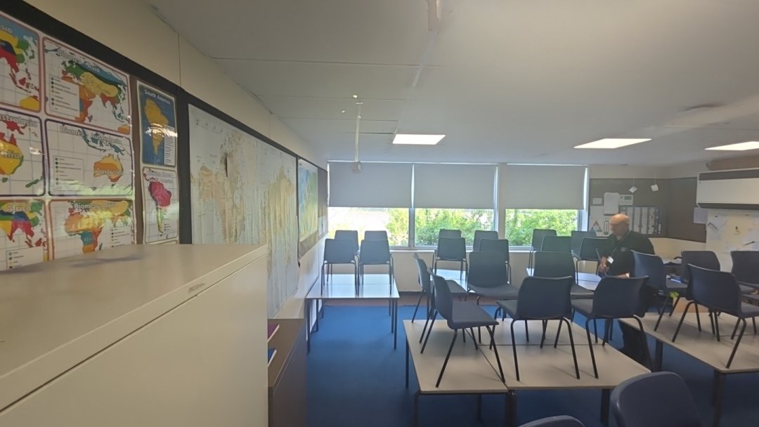 Classroom at Ovingham Middle School in Prudhoe
