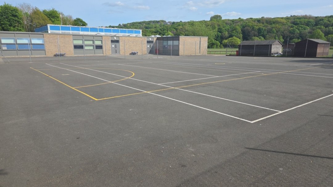 Multi-Use Games Area (MUGA) at Ovingham Middle School in Prudhoe