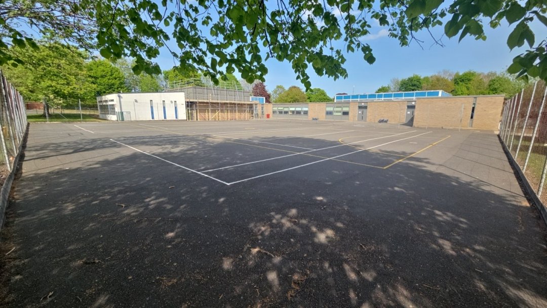 Multi-Use Games Area (MUGA) at Ovingham Middle School in Prudhoe