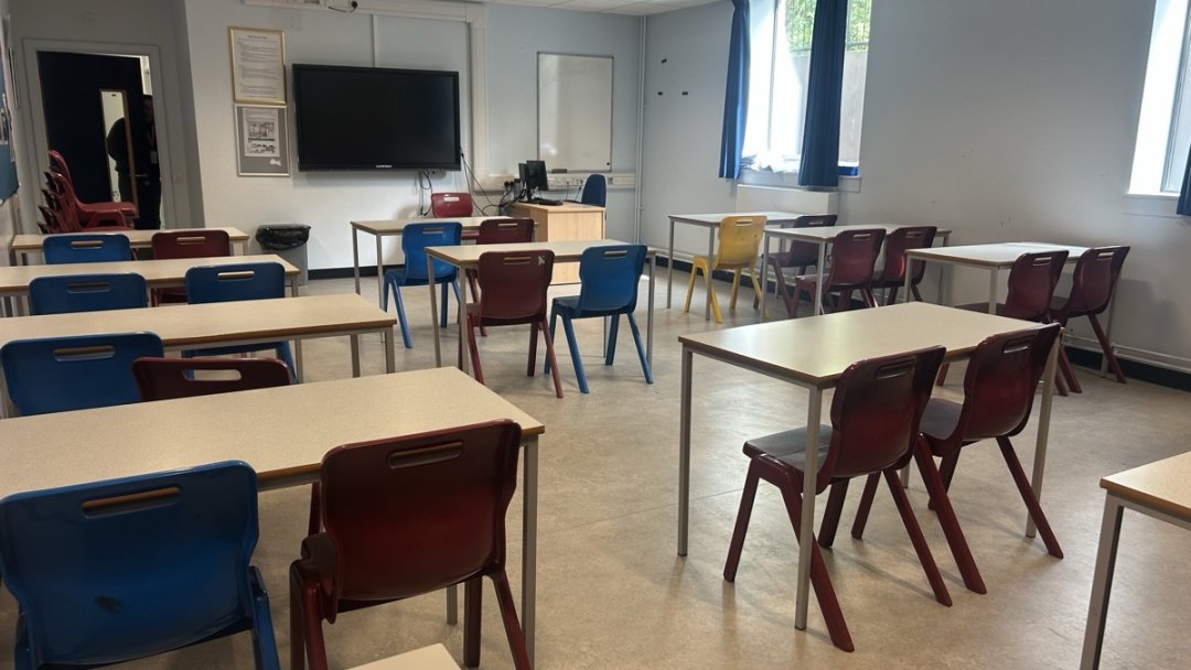 Classroom at Harris Academy St John's Wood in London