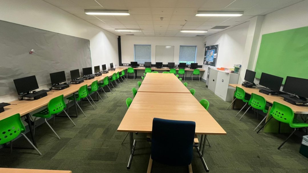 Sixth Form Classrooms at Bitterne Park School in Southampton