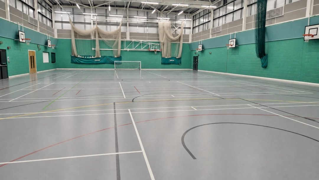 Sports Hall at St Francis Xavier's Catholic Academy Liverpool in Liverpool