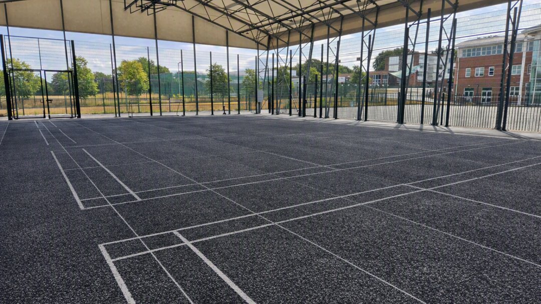 Covered MUGA at St Francis Xavier's Catholic Academy Liverpool in Liverpool