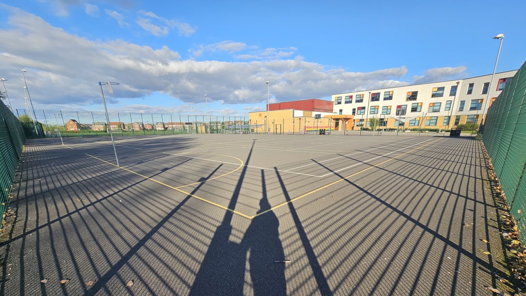MUGA at Hampton Gardens School in Peterborough
