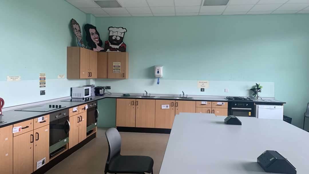 Food Tech Classroom at Redbridge High School in Liverpool
