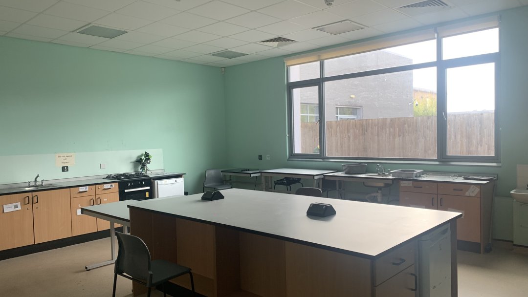 Food Tech Classroom at Redbridge High School in Liverpool